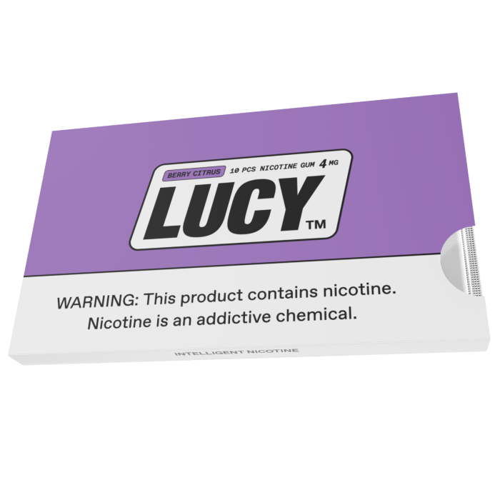 Lucy Berry Citrus 4MG Nicotine Gum Lucy Berry Citrus 4MG Nicotine Gum